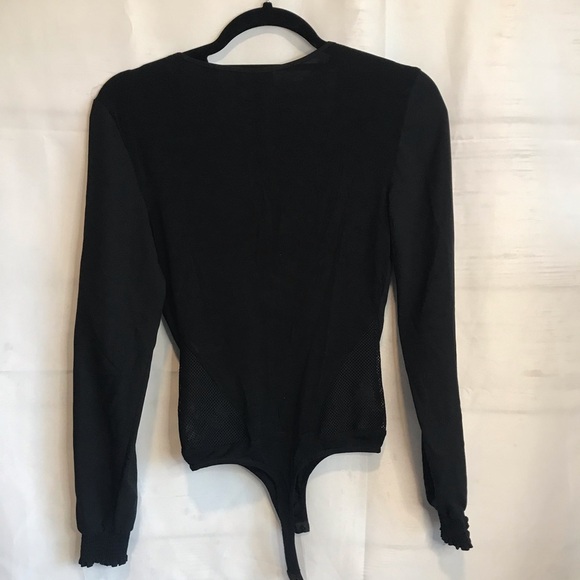 bebe Tops - - Bebe black bodysuit with mesh